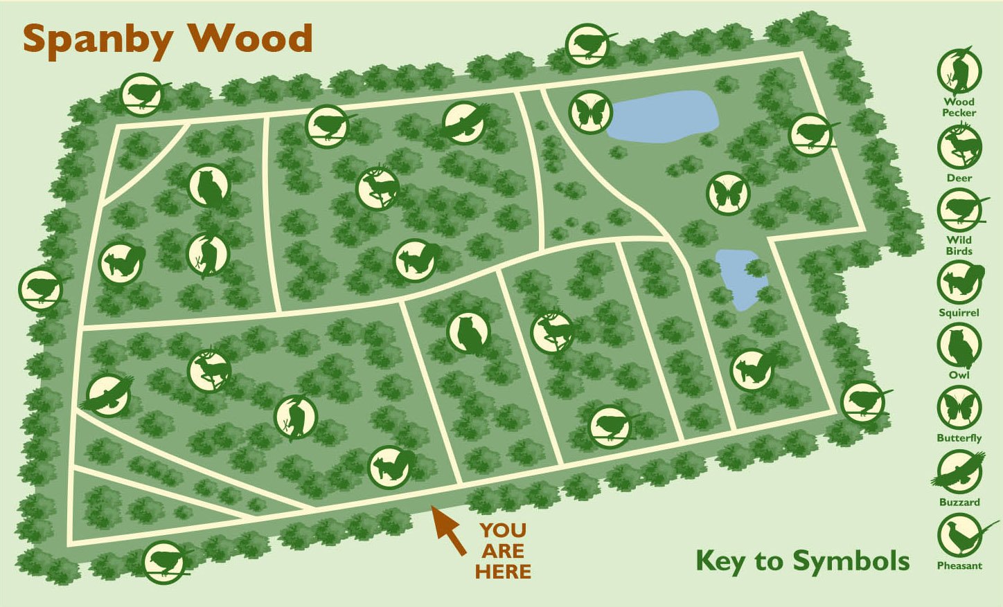 Highfields - Spanby Wood Map